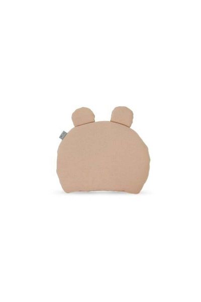 NO BRAND Flat Pillow with Ears for Babies, 35 x 28 cm, Tiny Star, Sepia