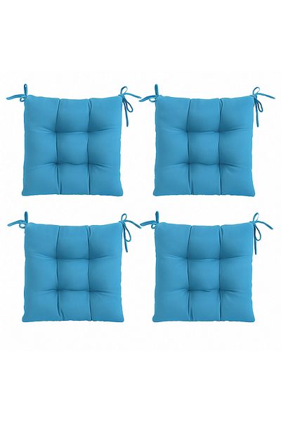 METİNEV Square Chair Cushion 4 Pieces