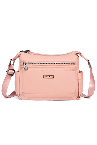 BARCELONA 21K حقيبة كتف وحقيبة كروس نسائية مقاومة للماء ومتعددة الجيوب وخفيفة الوزن BRC2141