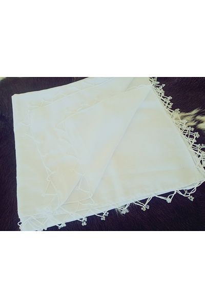hoaryage Handmade Sand Beaded Crochet Print Writing, Cheesecloth Yemeni, Scarf, 4 Edges Embroidered