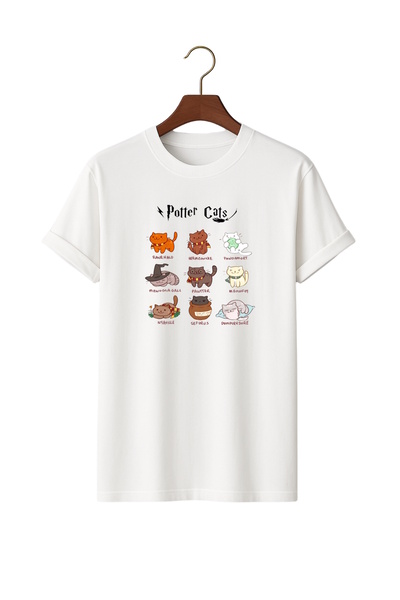 Elvellon Oversize, Unisex,Harry Potter Tasarımlı Tişört Koleksiyonu