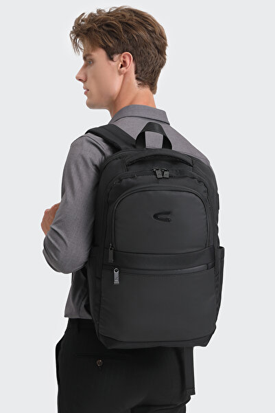 CACTİVE 17,3 İnç Laptop Bölmeli, Ortopedik Sırt Destekli Su Geçirmez Erkek Sırt Çantası CTV8681 Siyah