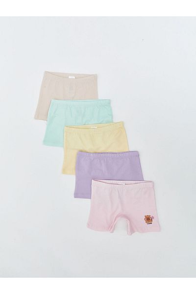 LC Waikiki Quality Parts from Celebi Store |   Pink Printed Girl's Boxer 5-Piece