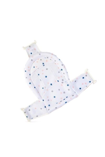 Mixbo Anatomical Support, Hammock Type Bathtub, Star Pattern, White