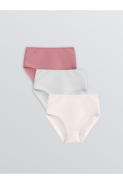 LC Waikiki Quality Parts from Celebi Store |   Lilac Plain Classic Panties 3-Piece