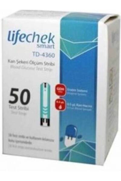 Genel Markalar Life-chek Smart Td-4360 Şeker Ölçüm Stribi 200 Adet 4 Adet Kutu