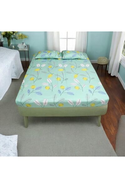 Generic طقم ملاءات سرير رحالايف من 3 قطع مقاس مزدوج/كوين، ملاءة سرير واحدة (2...