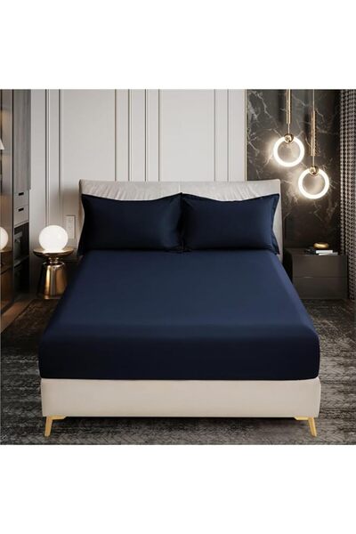 Generic D DONETELLA FEEL THE LUXURY Bedding Fitted Sheet - Fits 200x200 Cm Be...