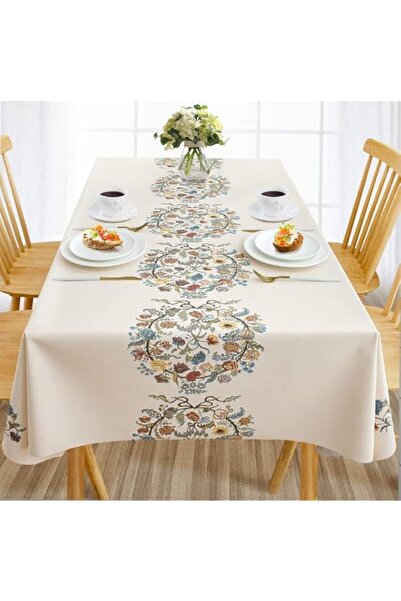 Generic ELECDON Waterproof Vinyl Tablecloths, Heavy Duty Oil Proof Spill Proo...