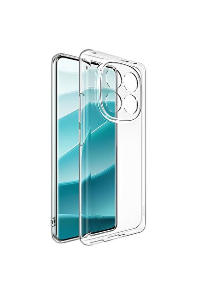 Q Aksesuar Xiaomi Redmi Note 14 Pro Uyumlu Renksiz Silikon Şeffaf Telefon Kılıfı