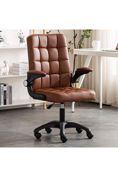 Kardett Scaun de Birou Ergonomic, tapiterie piele ecologica, reglabil pe inal...