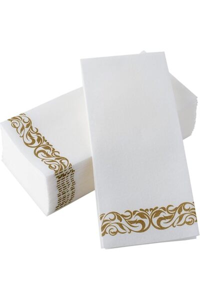 Generic Aputue Table Napkins, 50 Pack Premium Quality Linen-Feel Paper Napkins, Soft Absorbent Disposble Ha