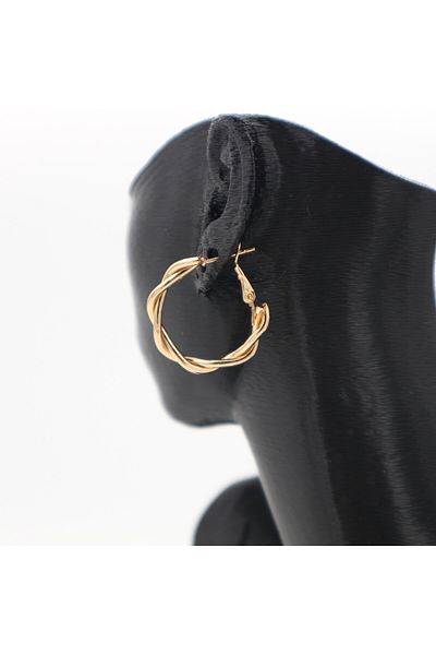 Retrovy Store Natural Elegance: Set of 3 Hoop Earrings