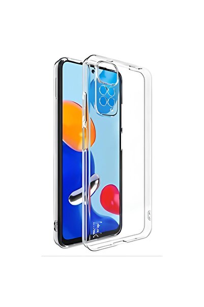 Q Aksesuar Xiaomi Redmi Note 11 Pro Uyumlu Renksiz Silikon Şeffaf Telefon Kılıfı