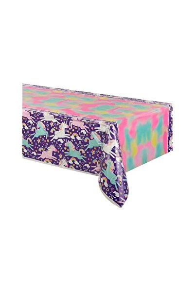 Generic غطاء طاولة فريد لحفلة يونيكورن