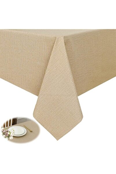 Generic مفرش طاولة Azonee مقاوم للماء من مادة PVC، غطاء طاولة مستطيل الشكل مق...