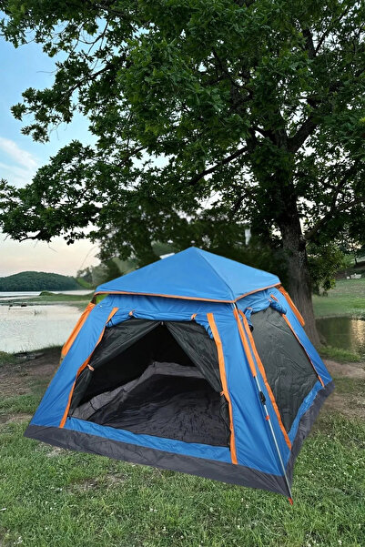 Fillikutum 6 Kişilik Otomatik Açılır Çadır Kolay Kurulumlu Kamp Çadırı Anti-uv Su Geçirmez 240x240x160