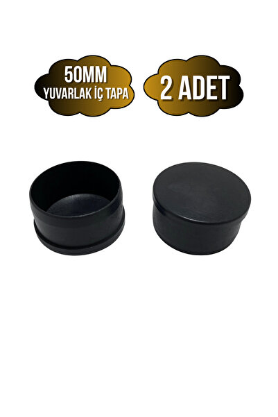 DSYapıAksesuar Yuvarlak Demir Profil İç Tapa Geçme Plastik Ayak Geçme Koruma ...