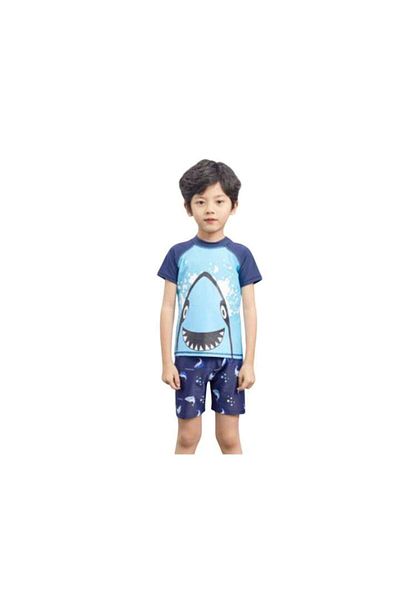 Mixbo Swimsuit Mixbo, Three Pieces, Shark 4XL