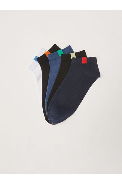 LC Waikiki Quality Parts from Celebi Store |   Mixed Plain Men's Booties Socks 5-Piece