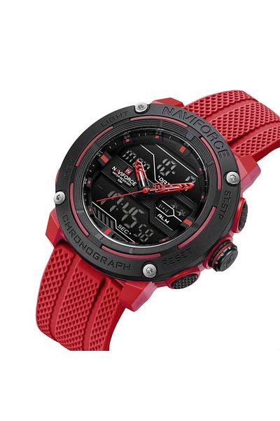 Naviforce Men's Wrist Watch Analog & Digital Silicone Cord 2213