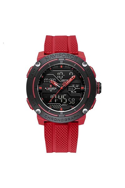 Naviforce Men's Wrist Watch Analog & Digital Silicone Cord 2213