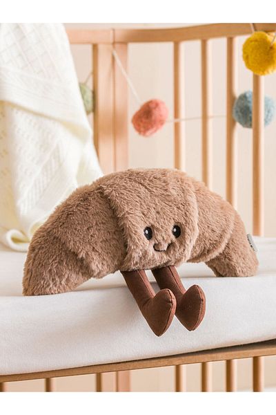 LC Waikiki Quality Parts from Celebi Store |   Beige Plush Figured Baby Throw Pillow 33 cm