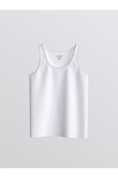 LC Waikiki Quality Parts from Celebi Store |   White Crew Neck Boys Singlet 5-Piece