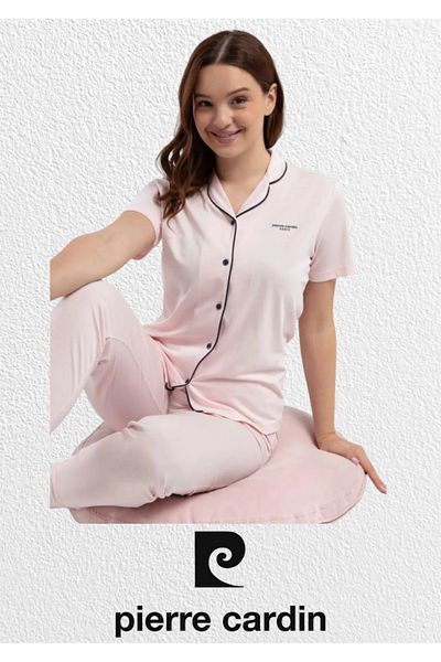 Pierre Cardin Women's Cotton & Modal Boxed Short Sleeve Pajama Set L1.Pc.7715.001
