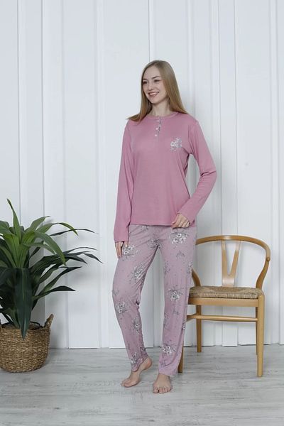 Modestia Freshness 5960 Pajama Set - Pink - 2XL