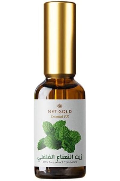 NET GOLD زيت النعناع العطري النقي 100% - طبيعي - زيت نمو الشعر