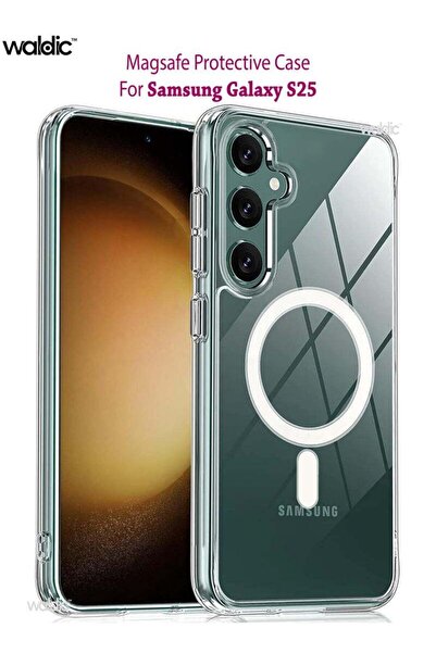 Generic Samsung Galaxy S25 Magsafe Case Back Case Cover Compatible - Clear