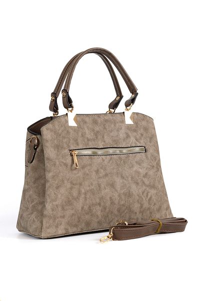 MOLDİVA 3 Compartments A+ Quality Women's Arm and Shoulder Bag with Star Accessories Daily Gift Wedding Bag