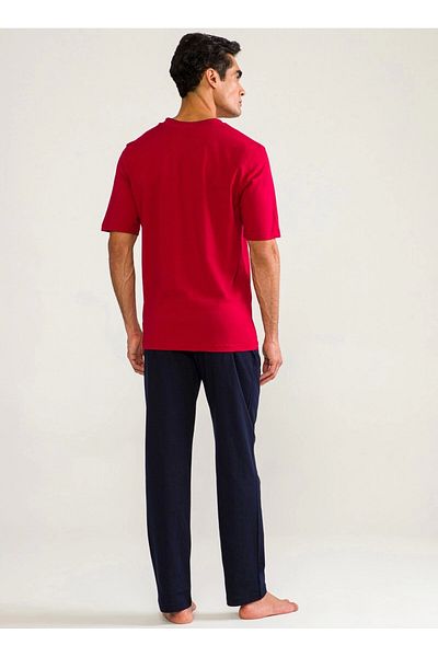 Modestia D'S Damat 02000 Short Sleeve 3-Piece Men's Pajama Set