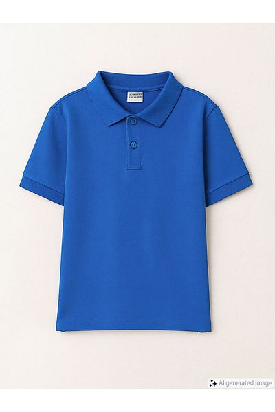 LC Waikiki Quality Parts from Celebi Store |   Blue Polo Neck Boy's T-Shirt