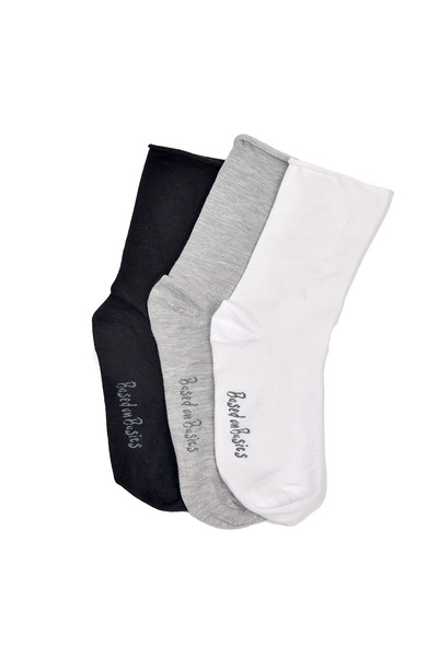 based on basics 3 Pack Mix Seamless Bamboo Socks