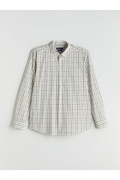LC Waikiki Create Your Style from Uzg Store |   Regular Fit Long Sleeve Plaid Poplin Men's Shirt