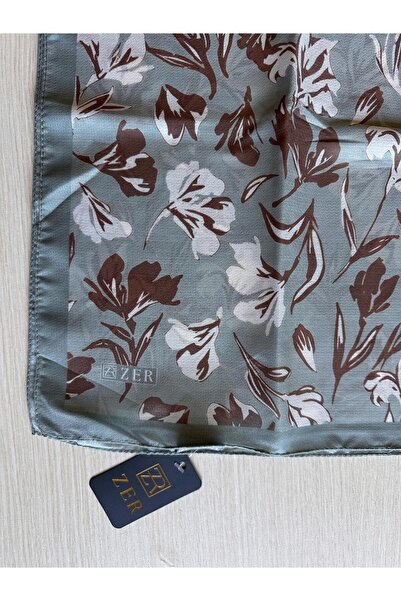 ZER Floral Motif Floral Patterned Special Design Shawl