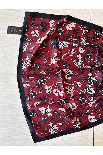 ZER Floral Motif Floral Patterned Special Design Shawl