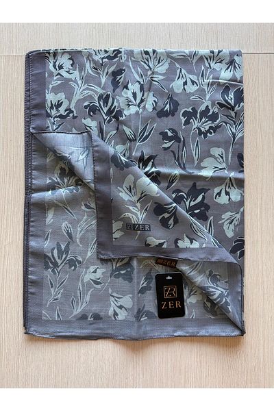 ZER Floral Motif Floral Patterned Special Design Shawl