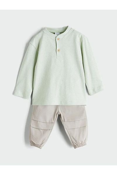 LC Waikiki Lcw Baby Green Judge Collar Boy's 2 Piece Suit