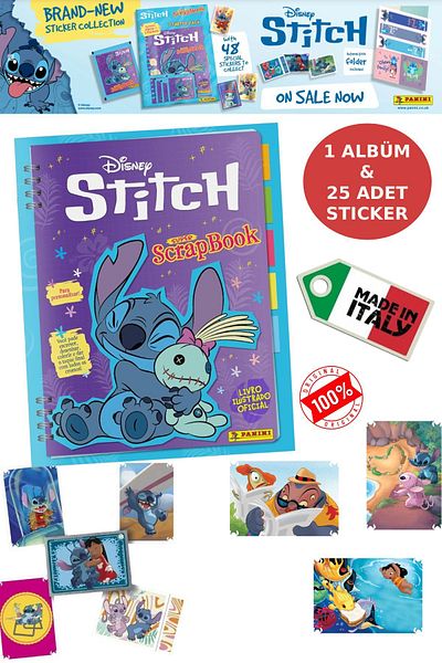 TOYFEST 1Pcs 2025 Panini Stitch Super Scrapbook Album
