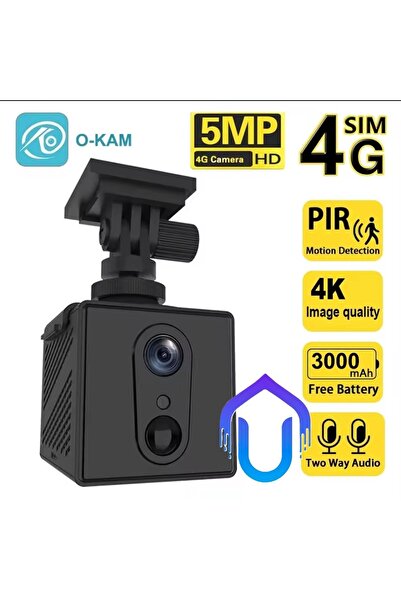 Urfakent PIR Sensörlü Mikro Şarjlı 1080P Full HD WiFi Kamera - Hayalet Kızılötesi Gece Görüşlü