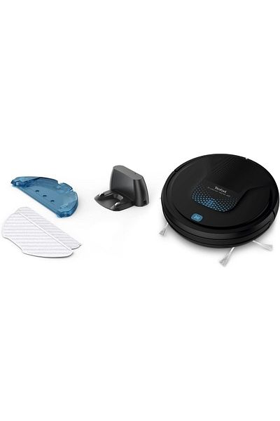 TEFAL Robot Vacuum Cleaner | X-Plorer Series 45 | active motorized brush | aqua power system | Mop |