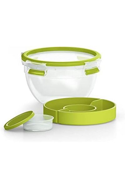 TEFAL Masterseal Food Keeper 1 Litre Salad Box Food Container, Green, Plastic