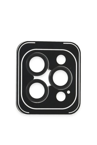 BUTİMAR'S Myt09 iPhone 16 Pro Max Pvd Metal Camera Lens - Black