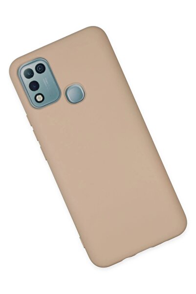 CepteToptan Myt09 Infinix Hot 10 Play Case Nano Inside Velvet Silicone - Powder