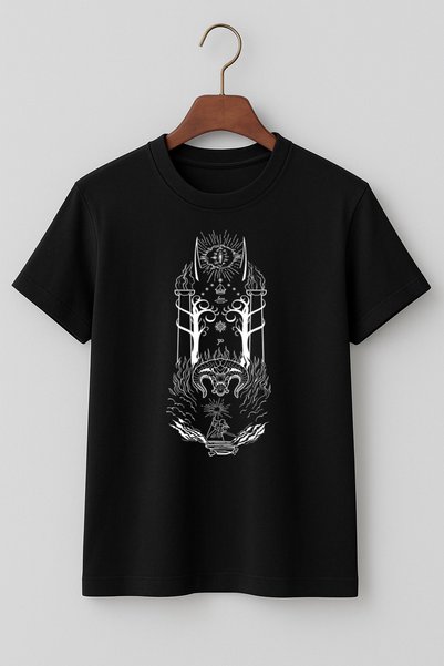 Elvellon Oversize, Unisex,Lord of the Rings Yüzüklerin Efendisi Tasarımlı Tiş...