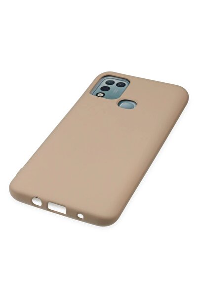 CepteToptan Myt09 Infinix Hot 10 Play Case Nano Inside Velvet Silicone - Powder