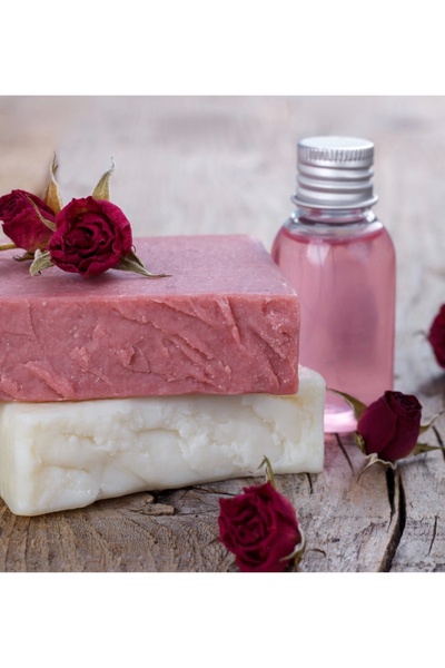 PRATİKOBA Rose Soap Hatay Handmade 100% Organic Natural Soap 1 Mold 130 Grams